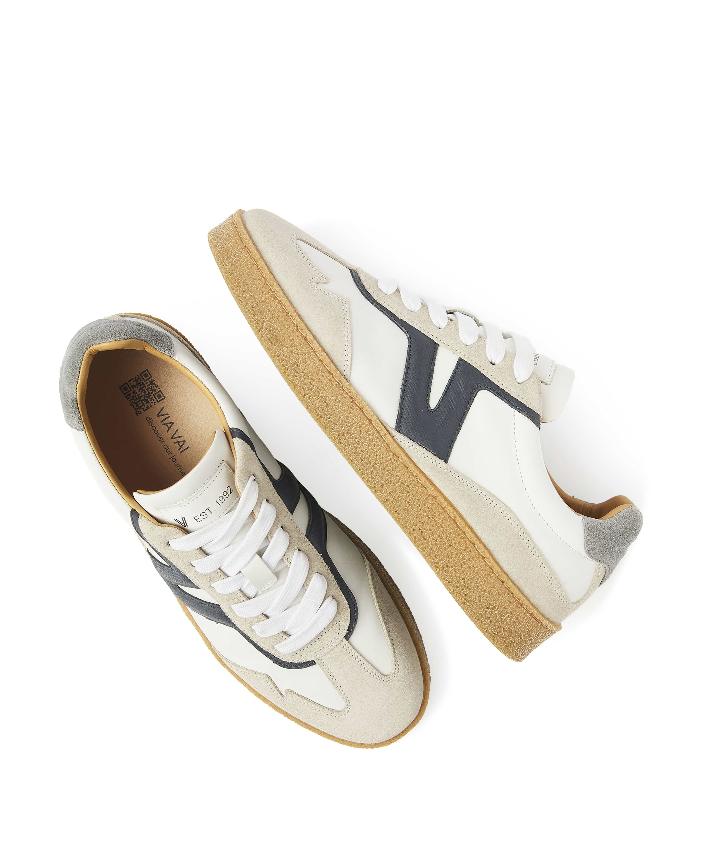 VIA VAI Zane Dexter heren sneakers wit