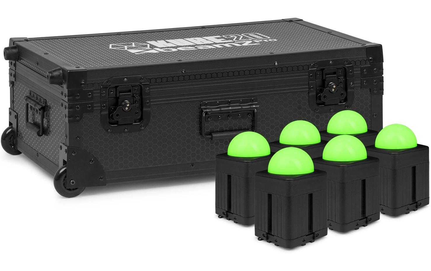 Flightcase FCC30<br>Flightcase für 6 Stück KUBE20