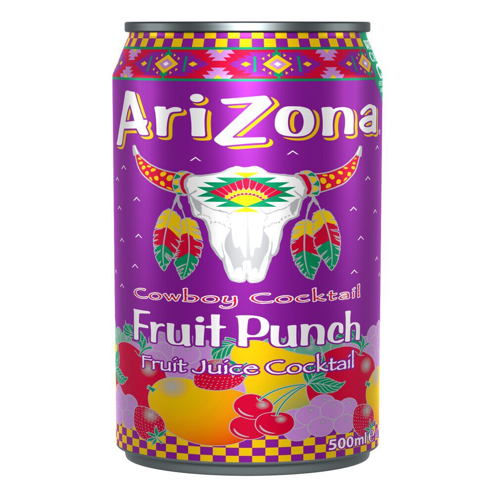 Canette boisson Arizona cocktail de jus de fruits 50cl