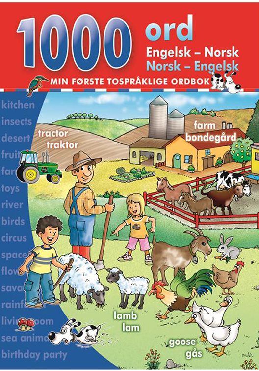 Ordbok for barn, 1000 ord engelsk-norsk