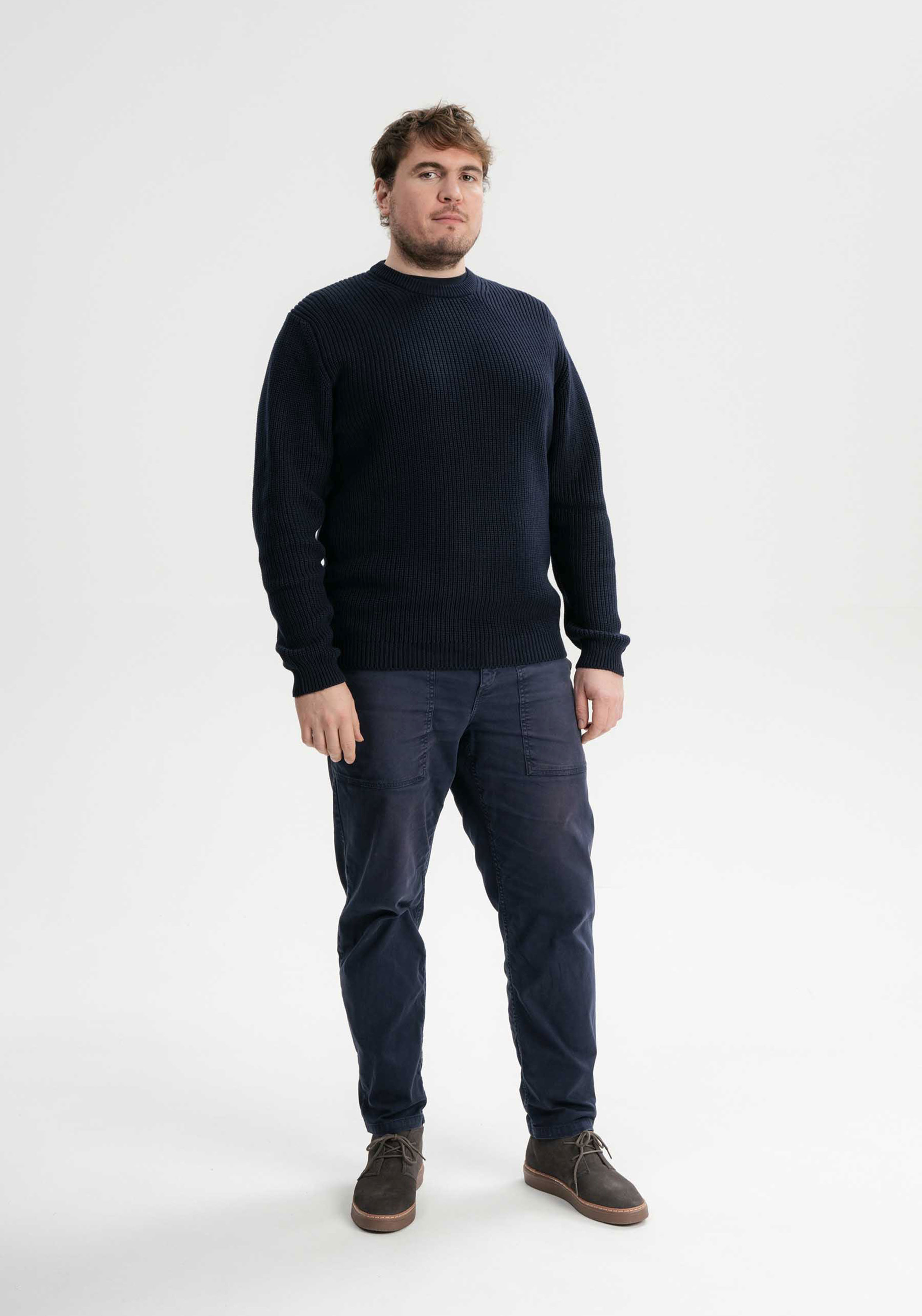 Mela Strickpullover Ravi Navy