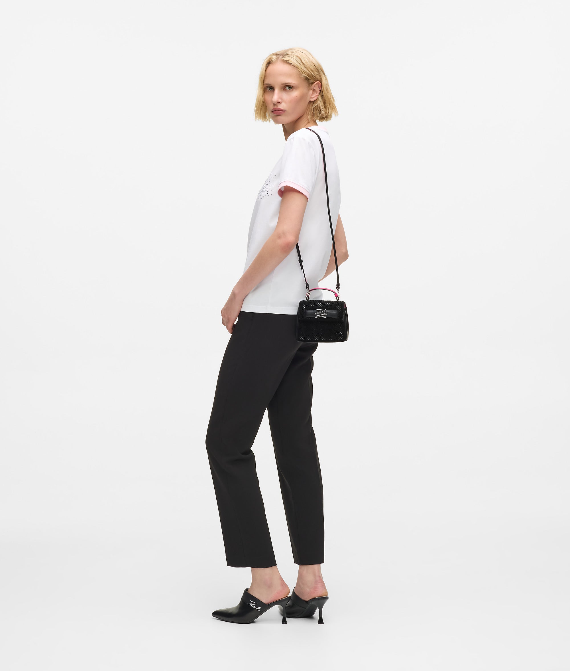 Exclusieve nano tas met K/Autograph van strass