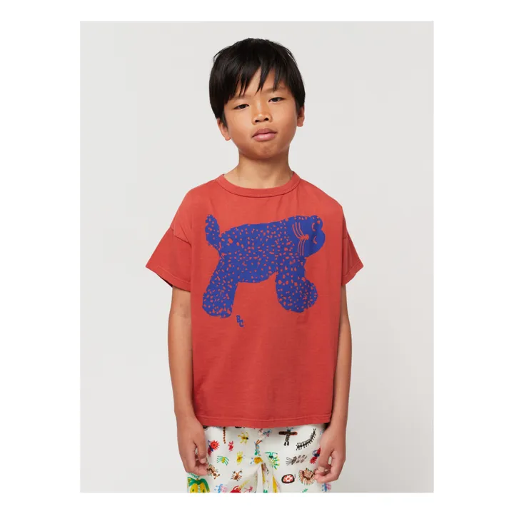 Bobo Choses T-Shirt Coton Bio Chat | Terracotta
