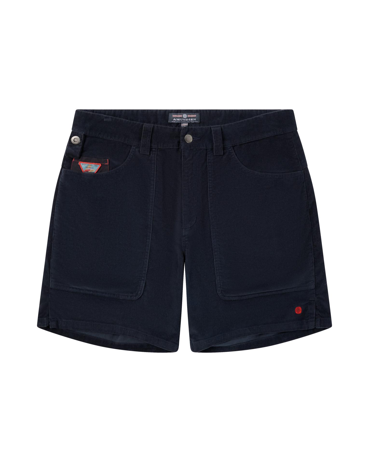 Amundsen 7Incher Cord G. Dyed Shorts Faded Navy