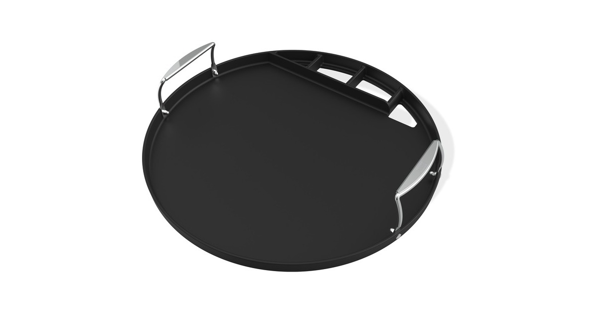 WeberFull-Size Plancha - Voor houtskoolbarbecues 57 cm grillplaat  (Zwart)