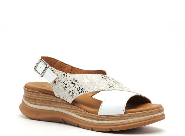 Paula urban nu pieds talons femme 24532 blanc