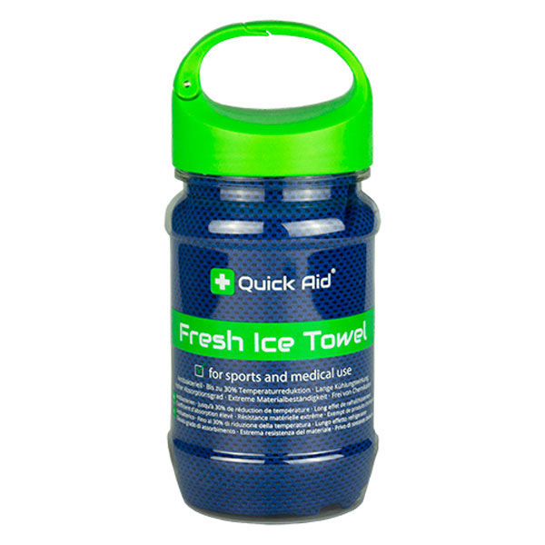 Quick Aid Fresh Ice Towel 34x80cm blau Box 1 Stk