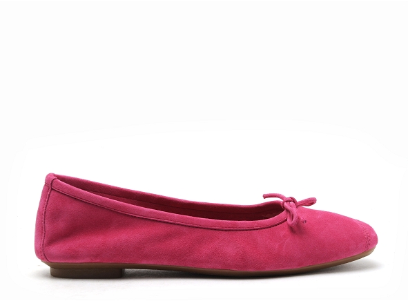Reqins ballerines femme harmonie cuir velours rose