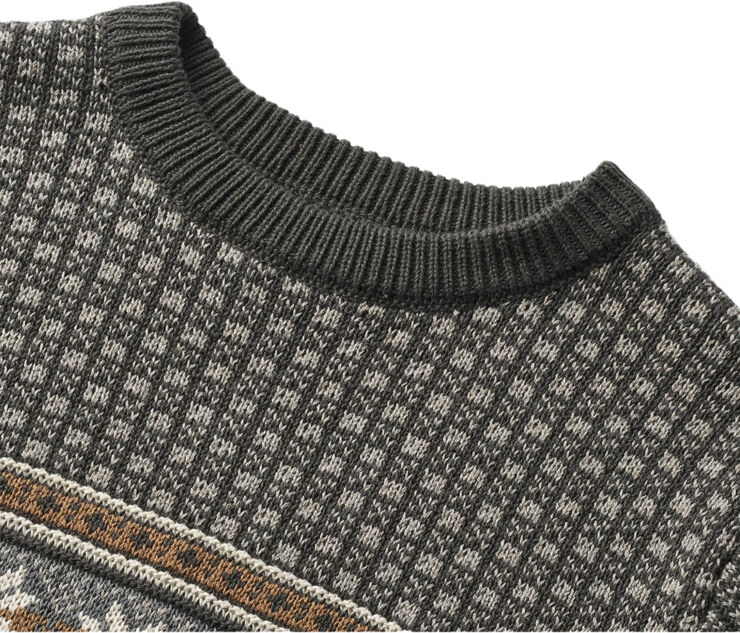 Wheat Jacquard Pullover Elias Raven