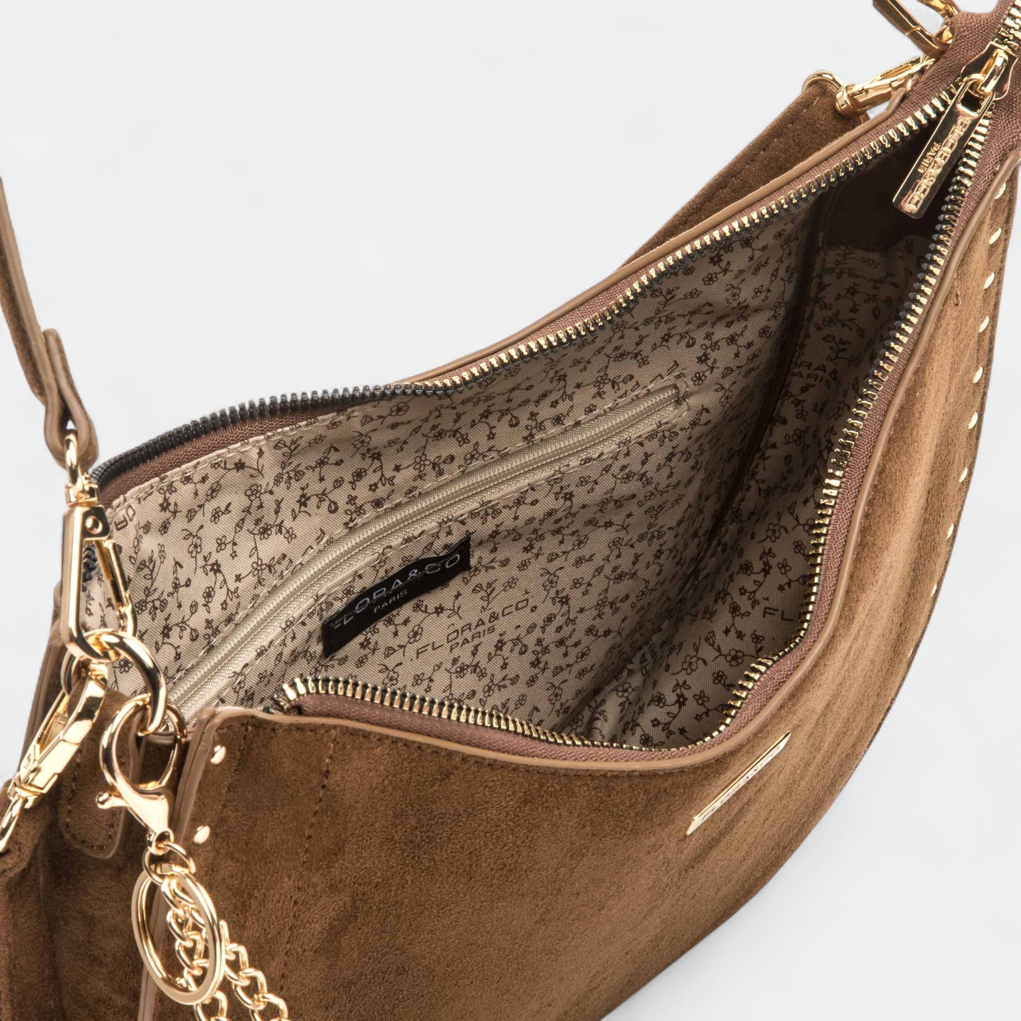 Sac bandoulière camel