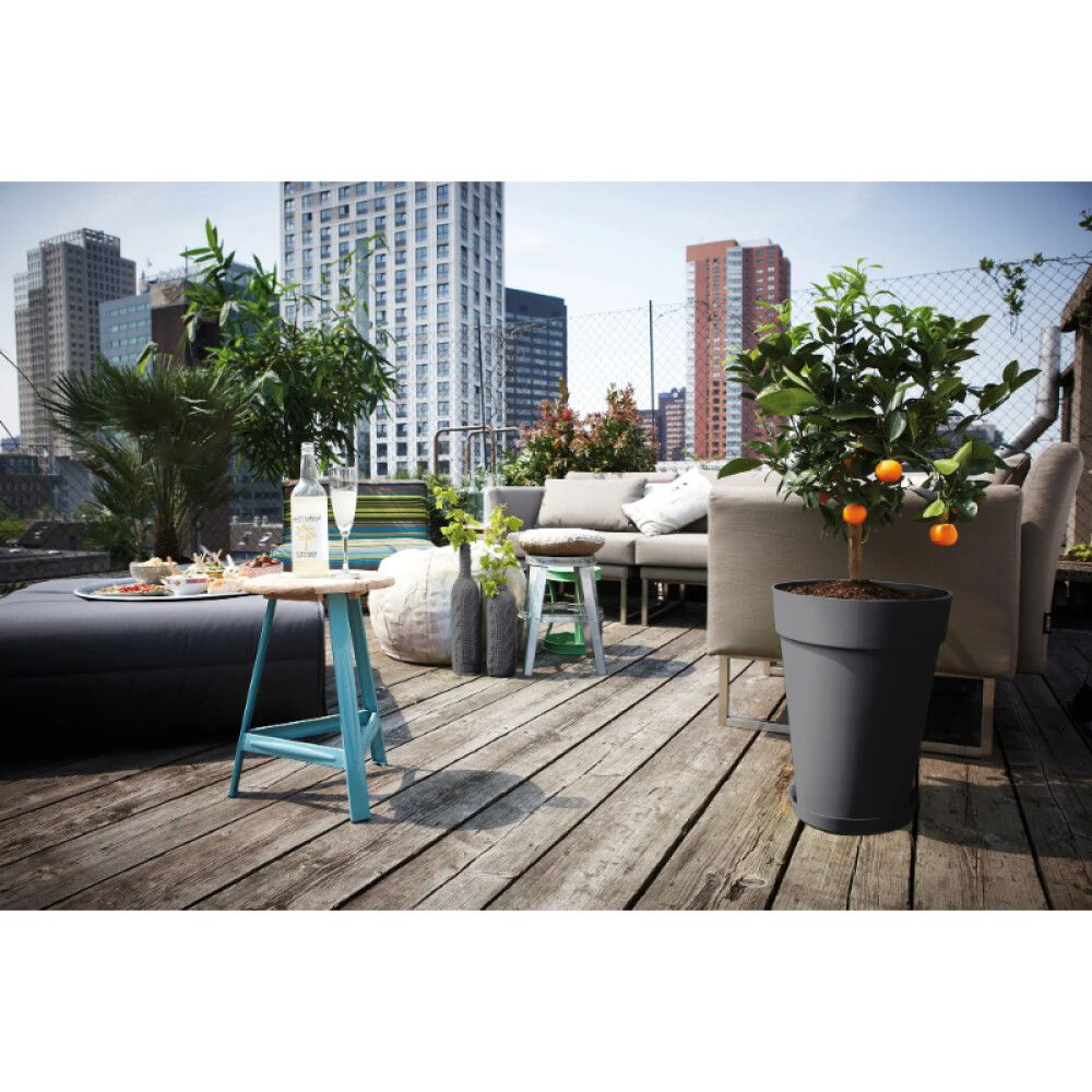 BLOMSTERSKÅL LOFT URBAN 30 CM ANTRASITT