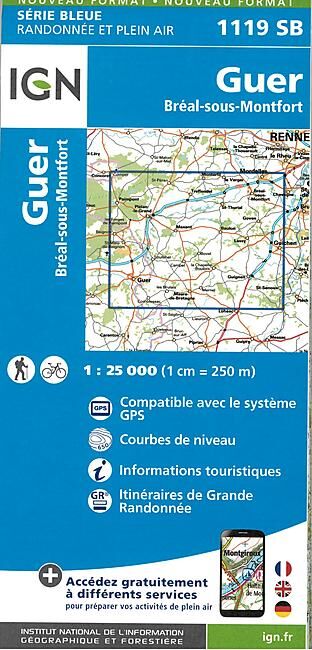IGN - 1119 SB GUER BREAL 1 25 000