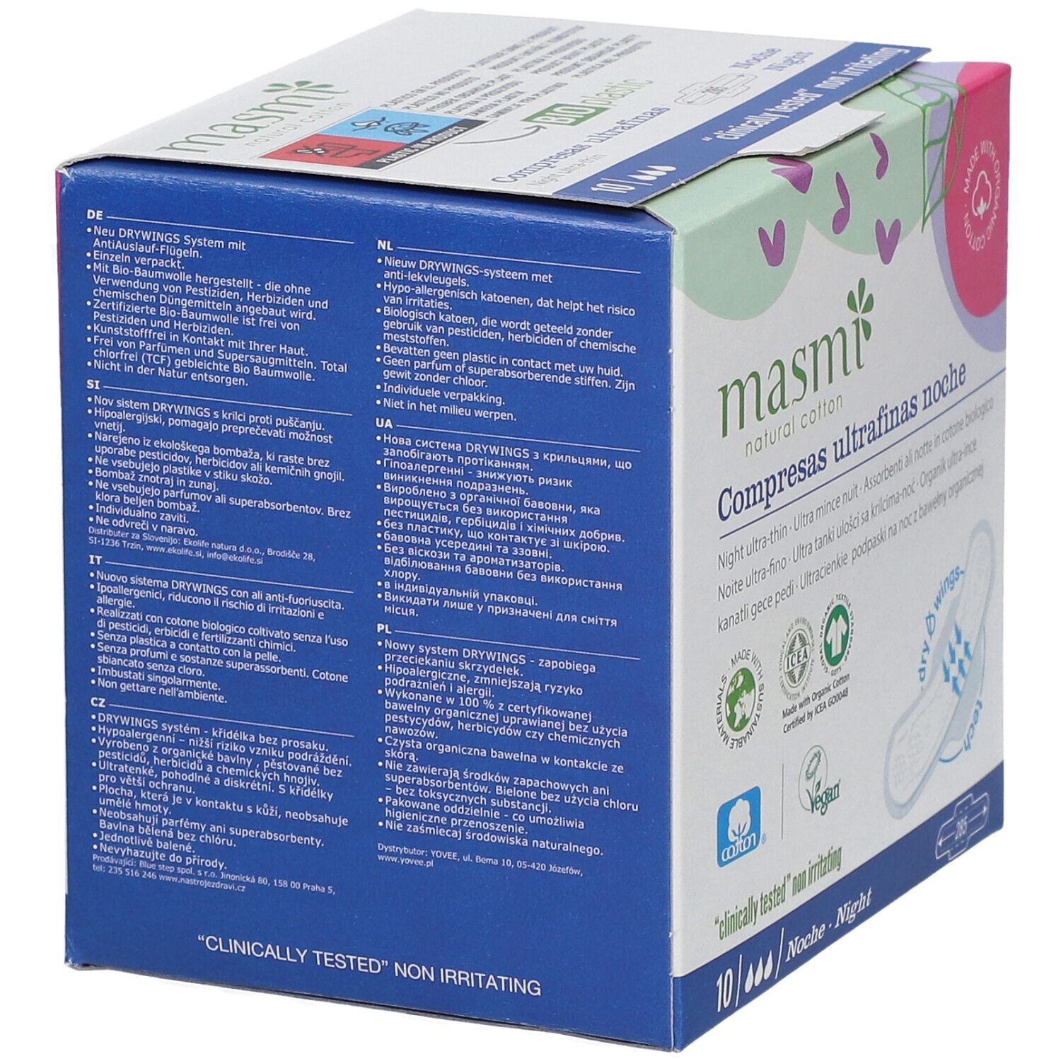 masmi Bio Damenbinden Ulta Night