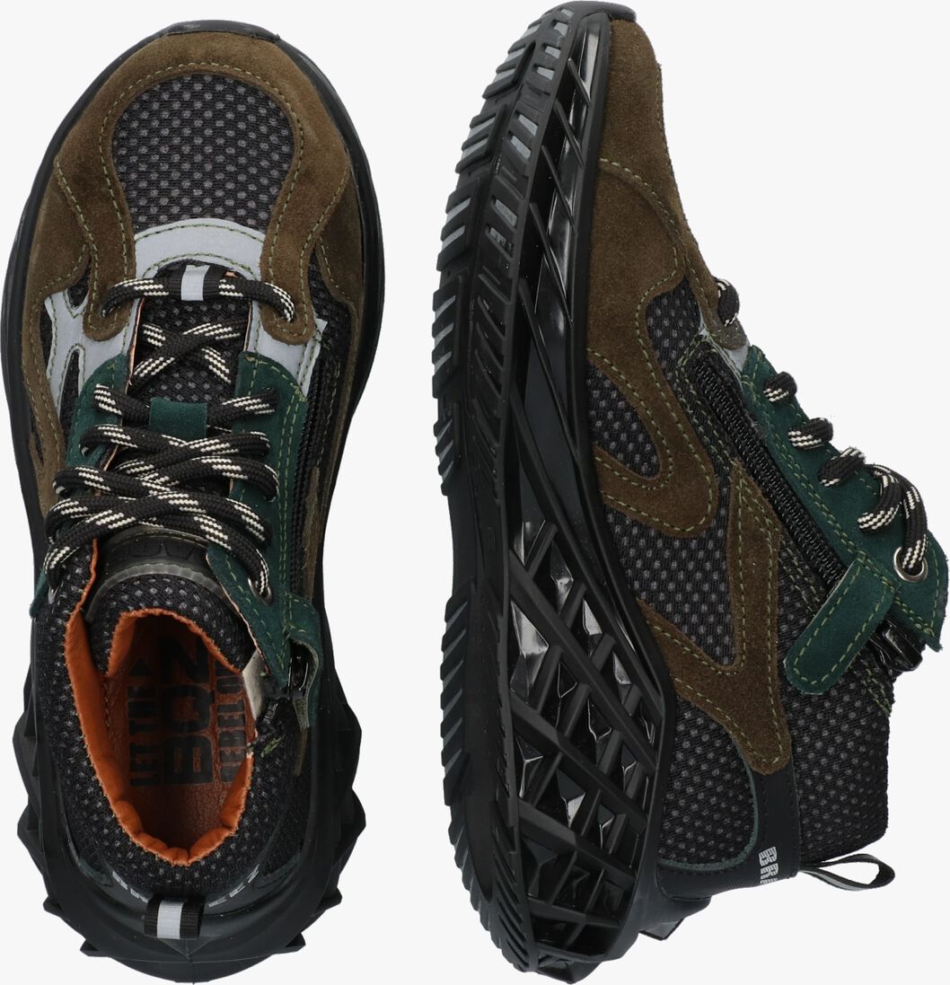 BRAQEEZ groene braqeez hoge sneaker andre amsterdam