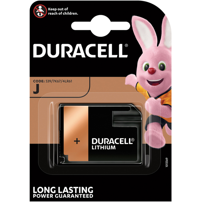 Duracell Batterie Security, J/4LR61, 1 Stück