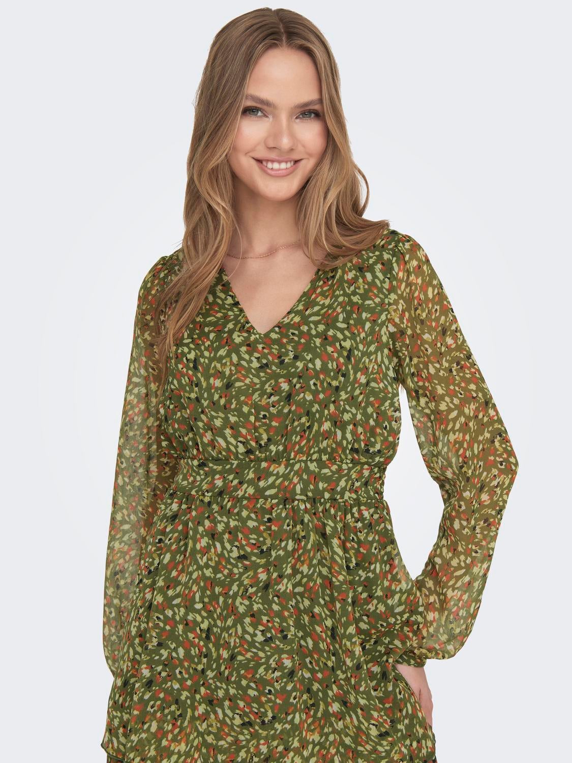 ONLADELE Kurzes Kleid Winter Moss