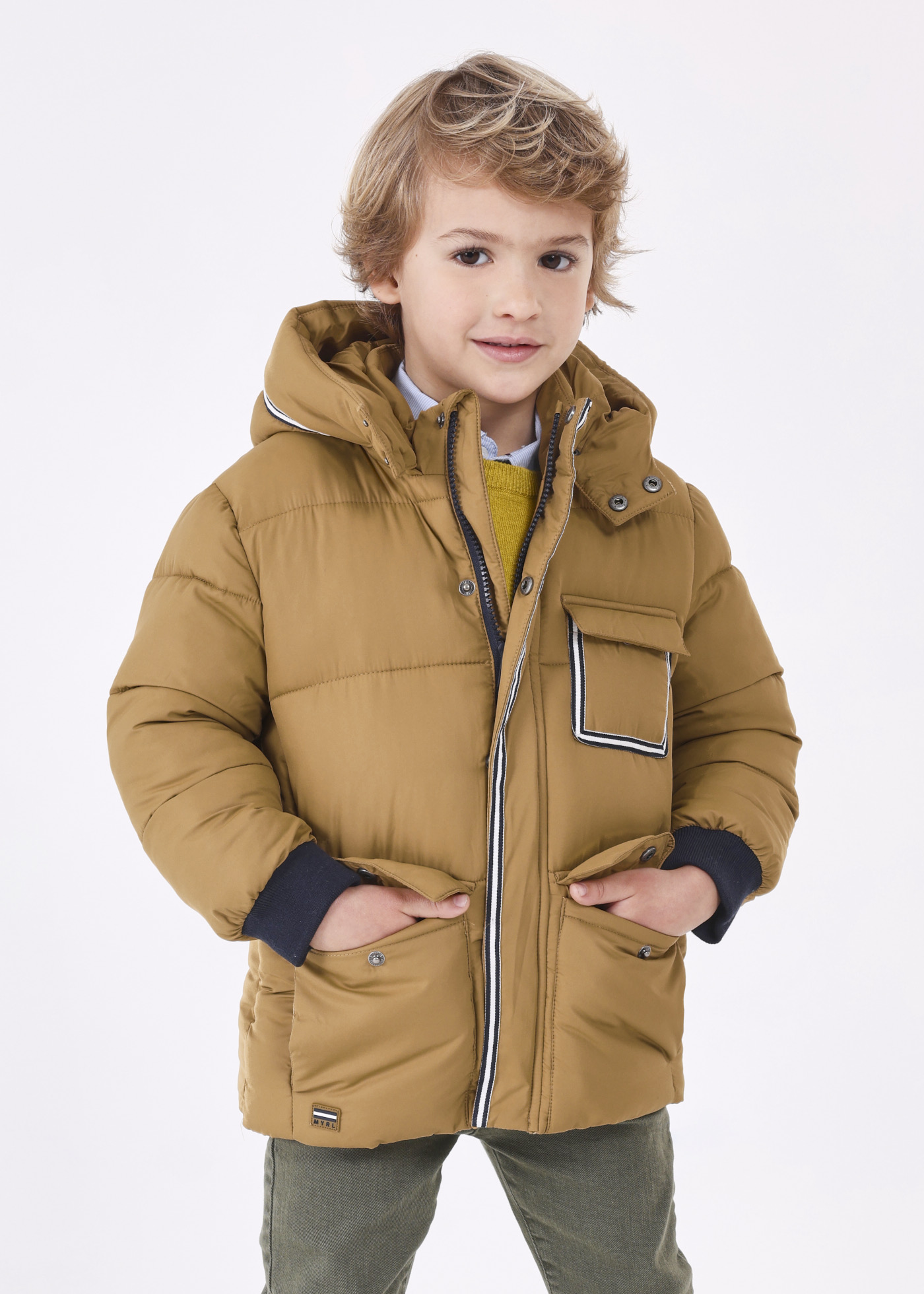 Jaqueta infantil com fitas
