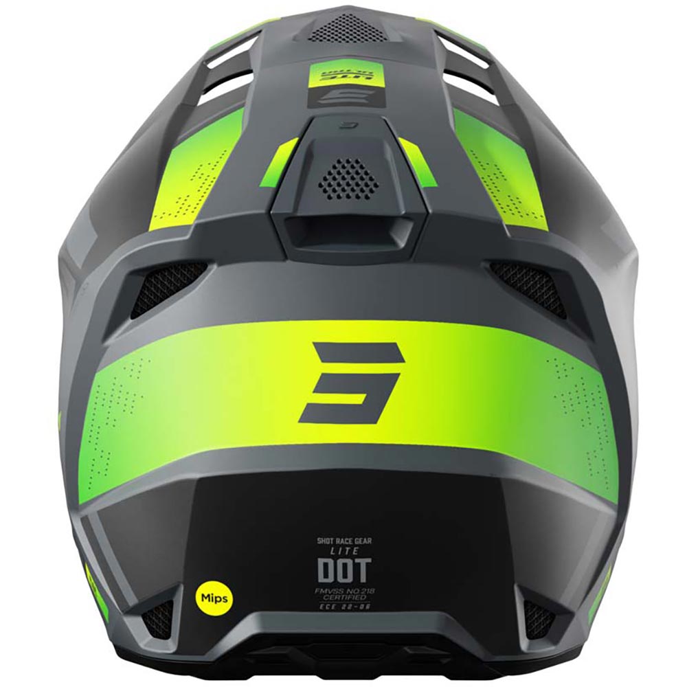 Shot - Casque Lite Ultra Noir / Gris / Jaune fluo / Vert / Mat