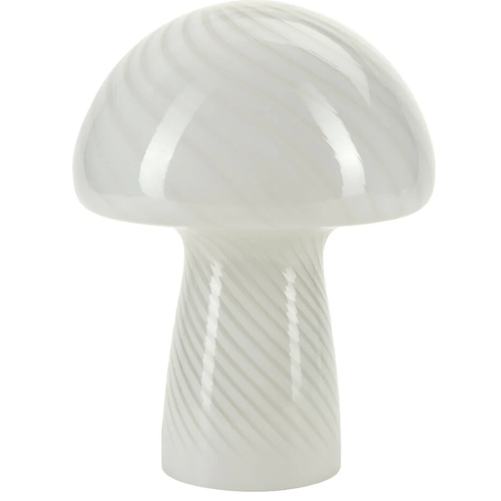 Bahne Interior  Mushroom bordlampe, hvid - H32 cm.