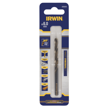 Irwin turbomax metaalboor Ø6 mm