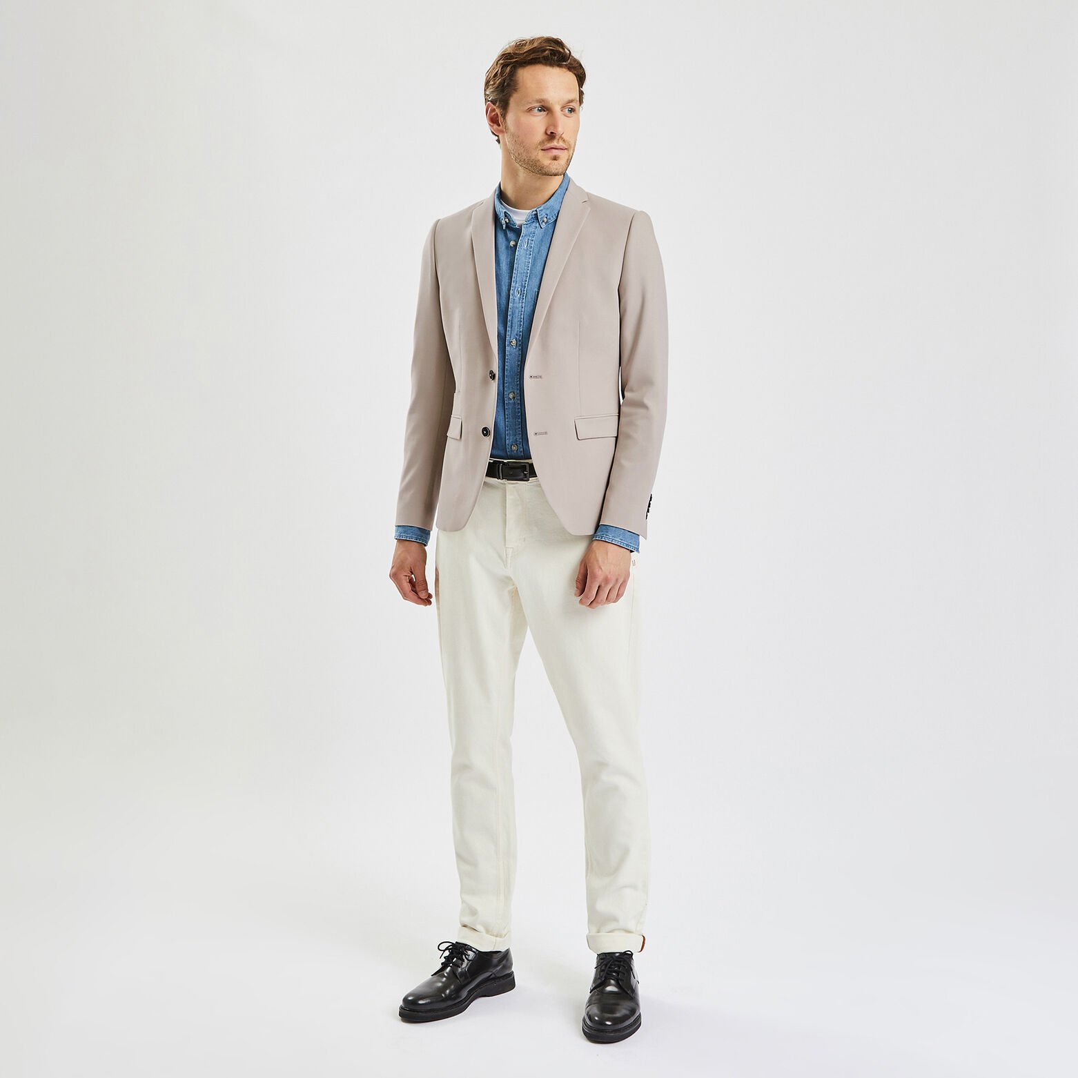 Veste de costume extra-slim bistretch Beige
