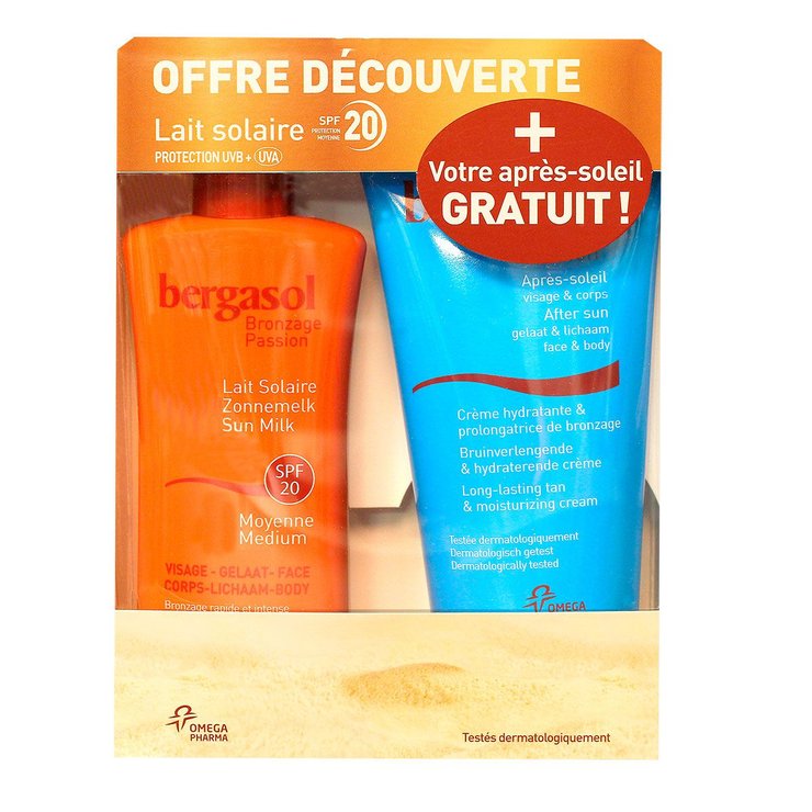 Lait solaire SPF20 125ml + après-soleil offert