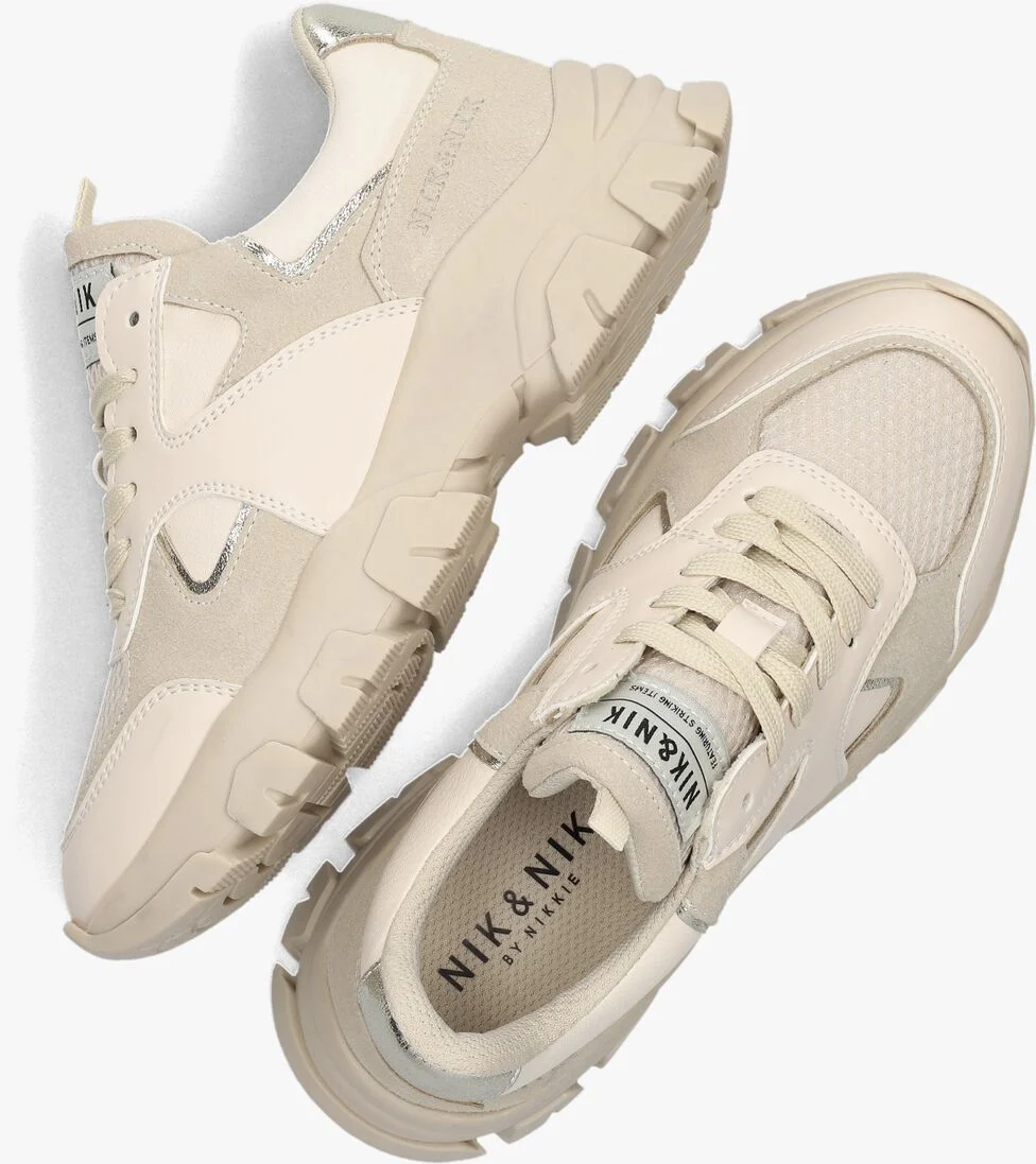 NIK & NIK beige nik & nik lage sneakers daan sneakers
