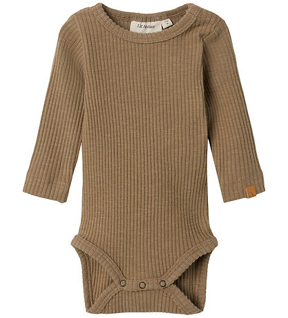 Lil' Atelier Body L/æ - Rib - NbmRajo - Versteinert Oak