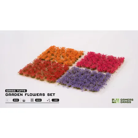 Gamer Grass Basis Gestaltung Büschel Gartenblumen Set