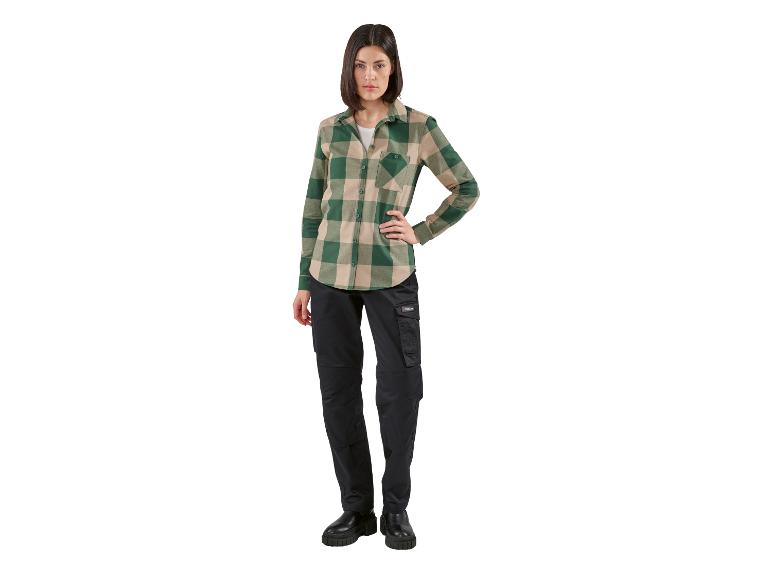 Flanellen dames blouse