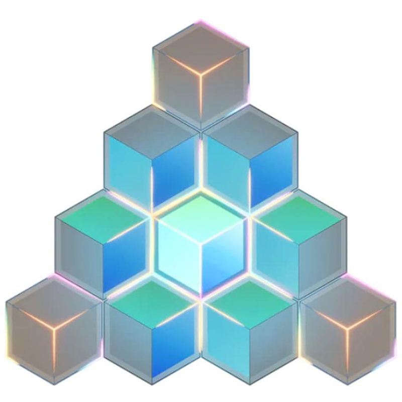 Govee Wandpaneelleuchte Glide Hexagon Ultra, 7 Stück, meteorgrau