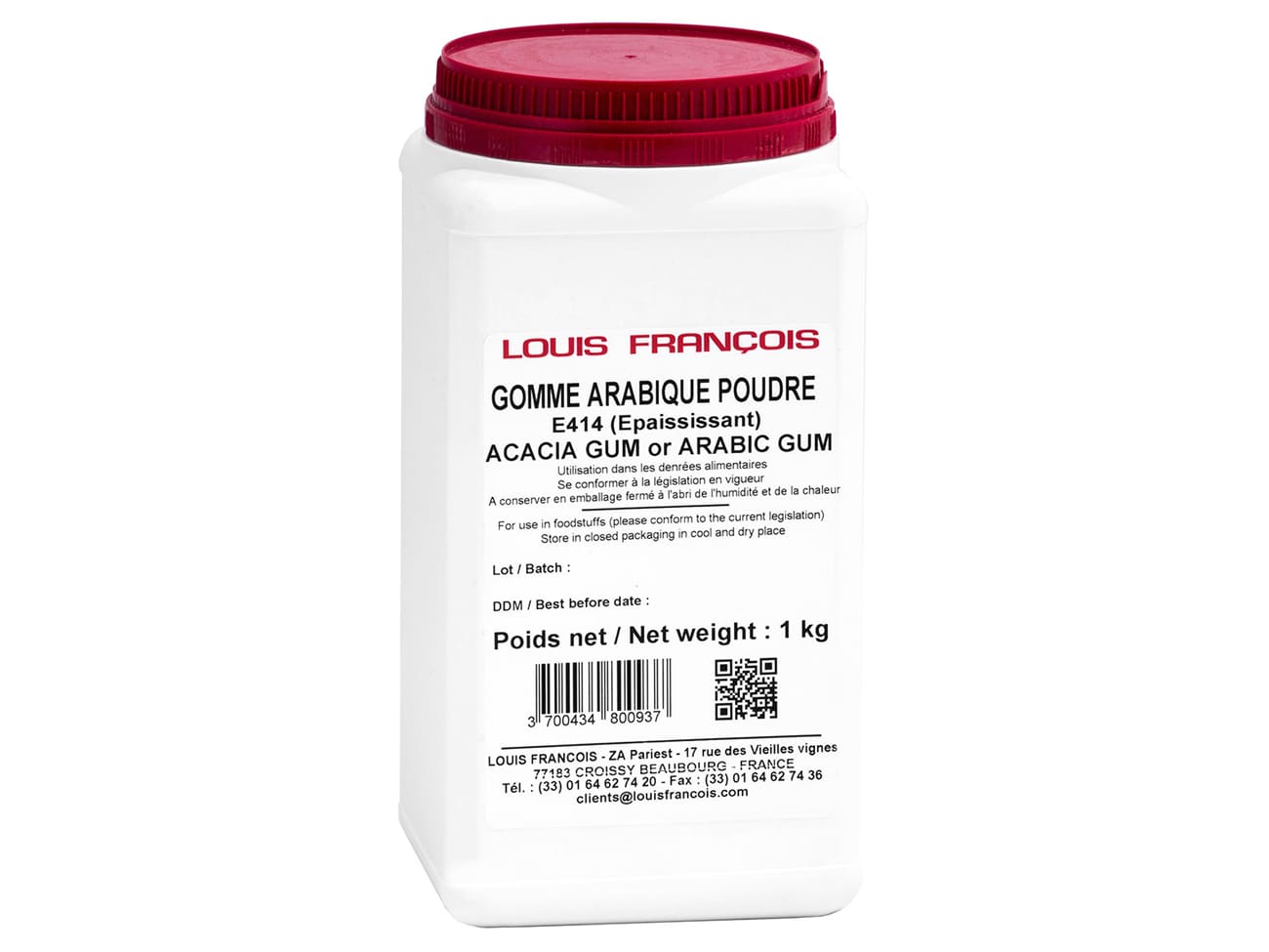 Gomme acacia (arabique) E414 - 1 kg - Louis François