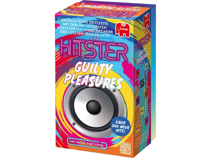 Jumbo Hitster – Guilty Pleasures Kartenspiel, Musik-Quiz für Erwachsene