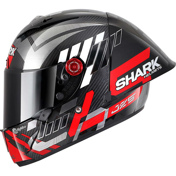 Shark - Casque Race-R Pro GP 06 Replica Zarco Winter Test Noir / Rouge / Argent