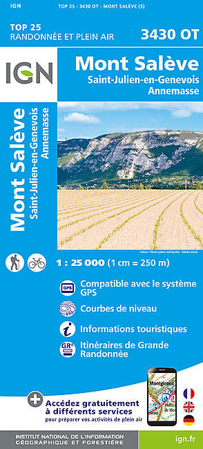 IGN - TOP25 3430OT MONT SALEVE 1 25 000