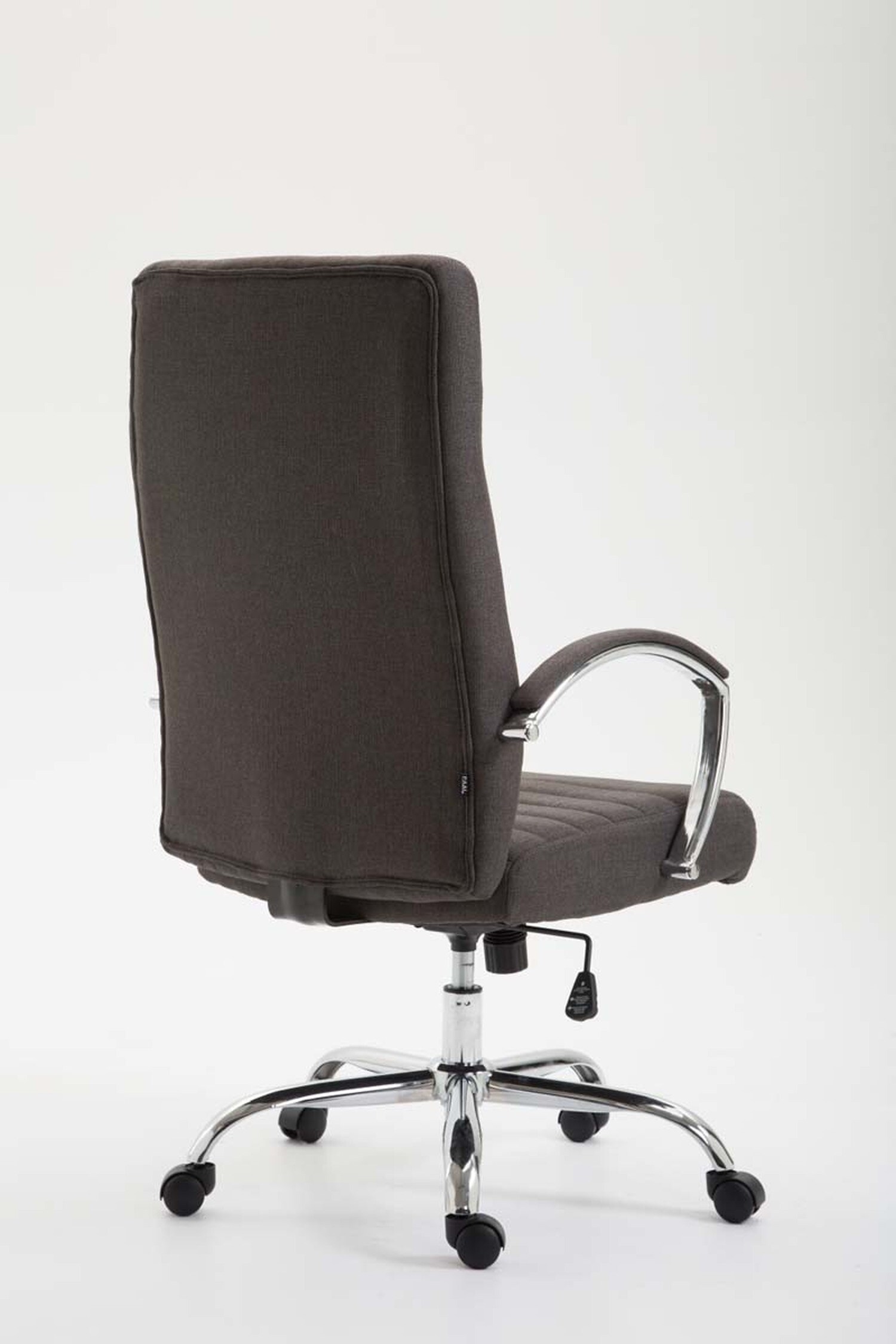 TPFLiving Bürostuhl Vallon Stoff Dunkelgrau