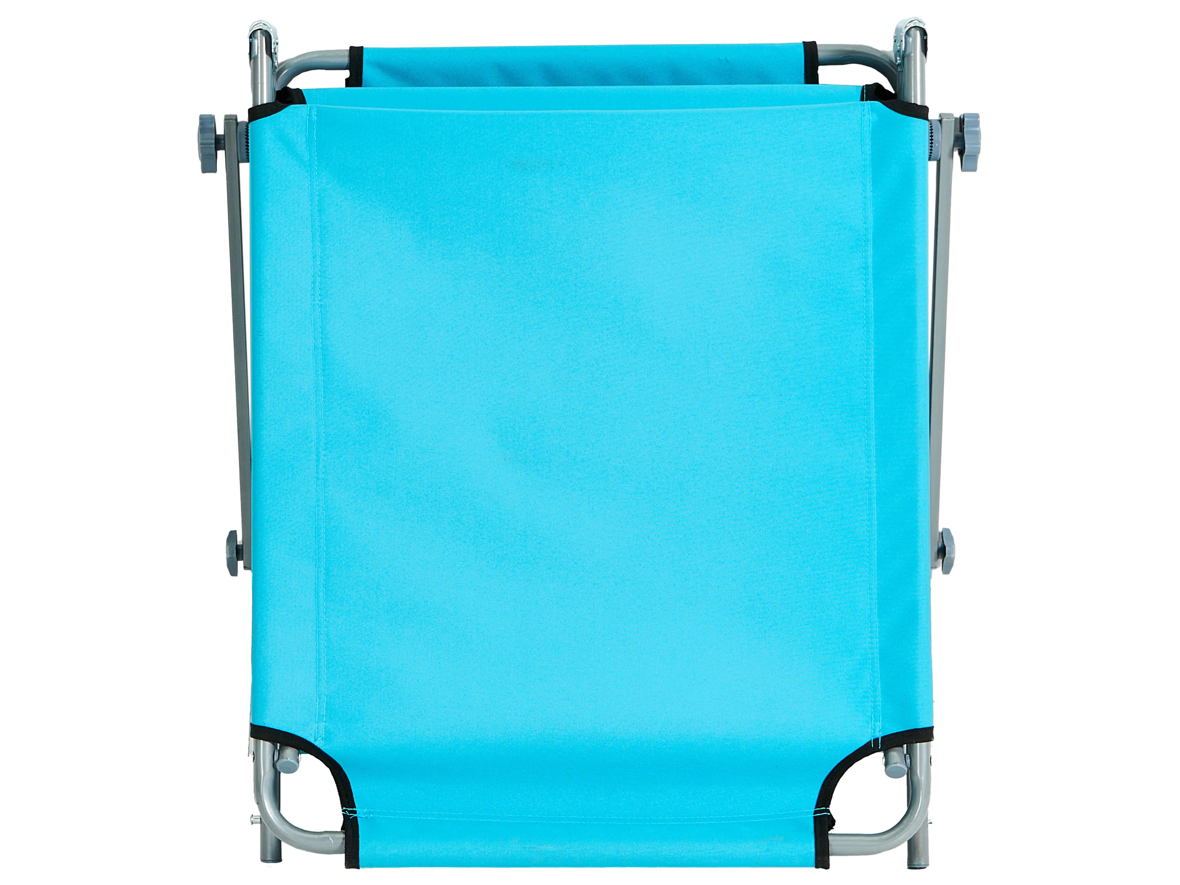 Ligstoel FOLIGNO achteroververstelbaar Metaal Turquoise