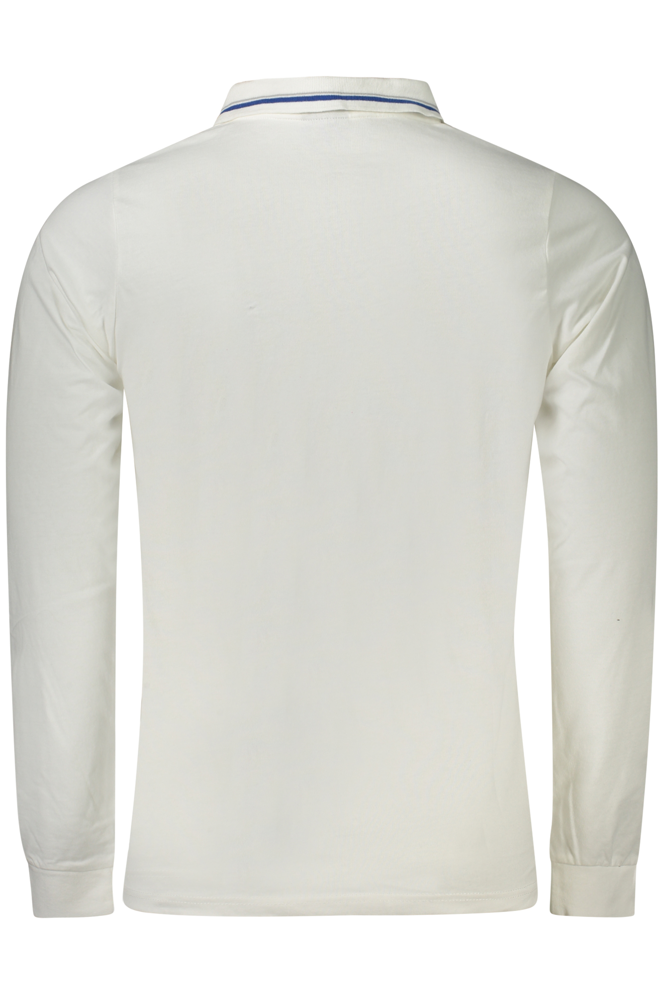 Long Sleeve Polo Men White
