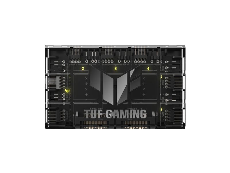 ASUS LED-Lüfterrahmen ASUS TUF Gaming ARGB PWM-Lüfter-Hub Lüfter-Hub, Steuerung von bis zu sechs Lüftern