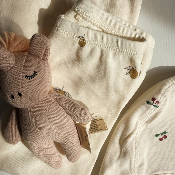 Konges Sløjd - Mini Einhorn Kuscheltier, rose