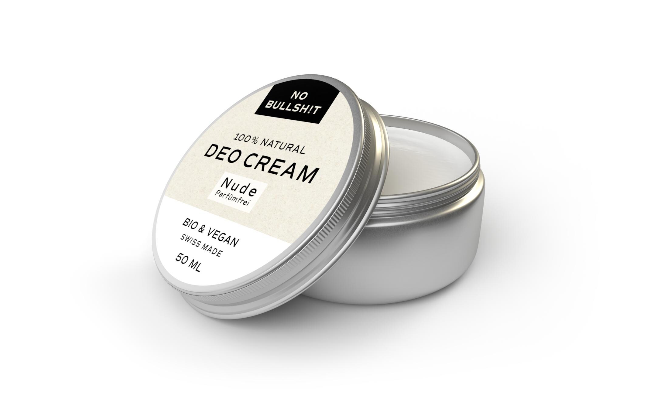 Deo Cream Nude 15 mlNatürliche, vegane Deo Cream ohne künstliche Duft- und Farbstoffe