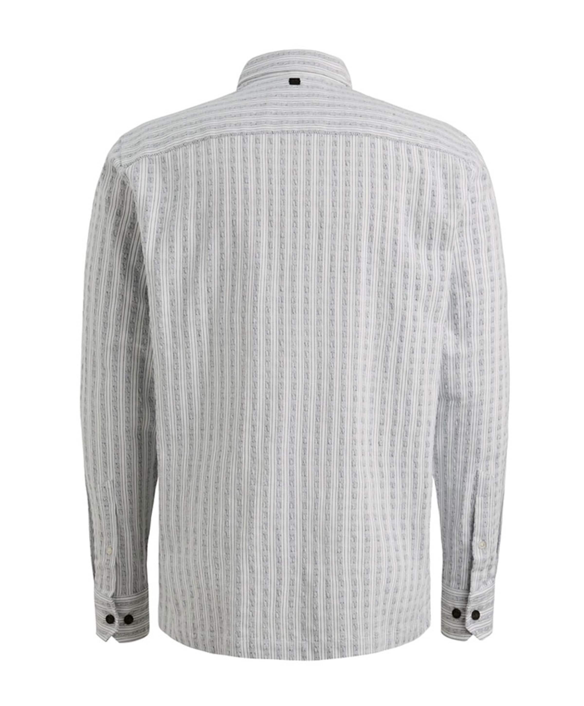 Vanguard Heren overhemd lange mouw blauw