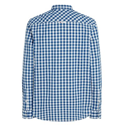 Chemise à manches longues homme Tjm Poplin check TOMMY HILFIGER