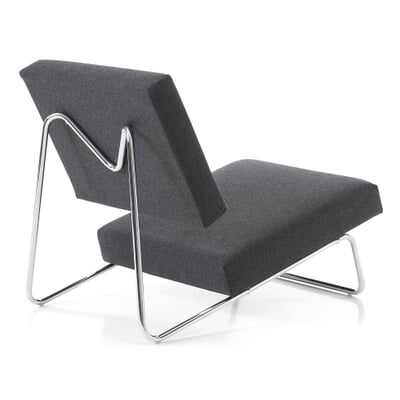 Sessel Lounge Chair Hirche, Verchromt