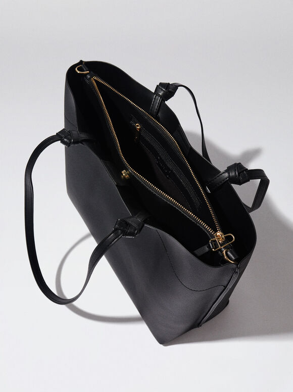 Comprador do dia a dia com Colgante - Preto