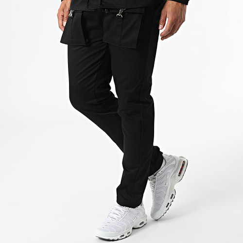 Ensemble Veste Et Pantalon Cargo KL-2070 Noir