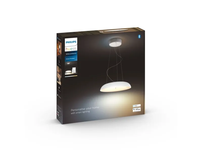 Philips Hue White ambiance Amaze - Vedhængslampe - LED - 33.5 W (tilsvarende 204 W) - varmt til køligt hvidt lys - 2200-6500 K - hvid