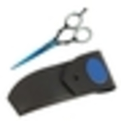 Tesoura Ibanez Nile Straight de 14 cm para estudantes de tosa de cães, com ponta muito fina para maior controle.