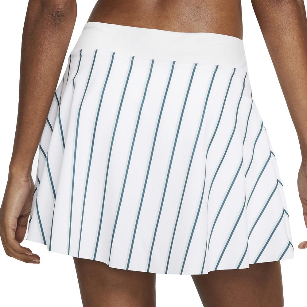 Nike Jupe Blanche/Verte Femme Nike Heritage