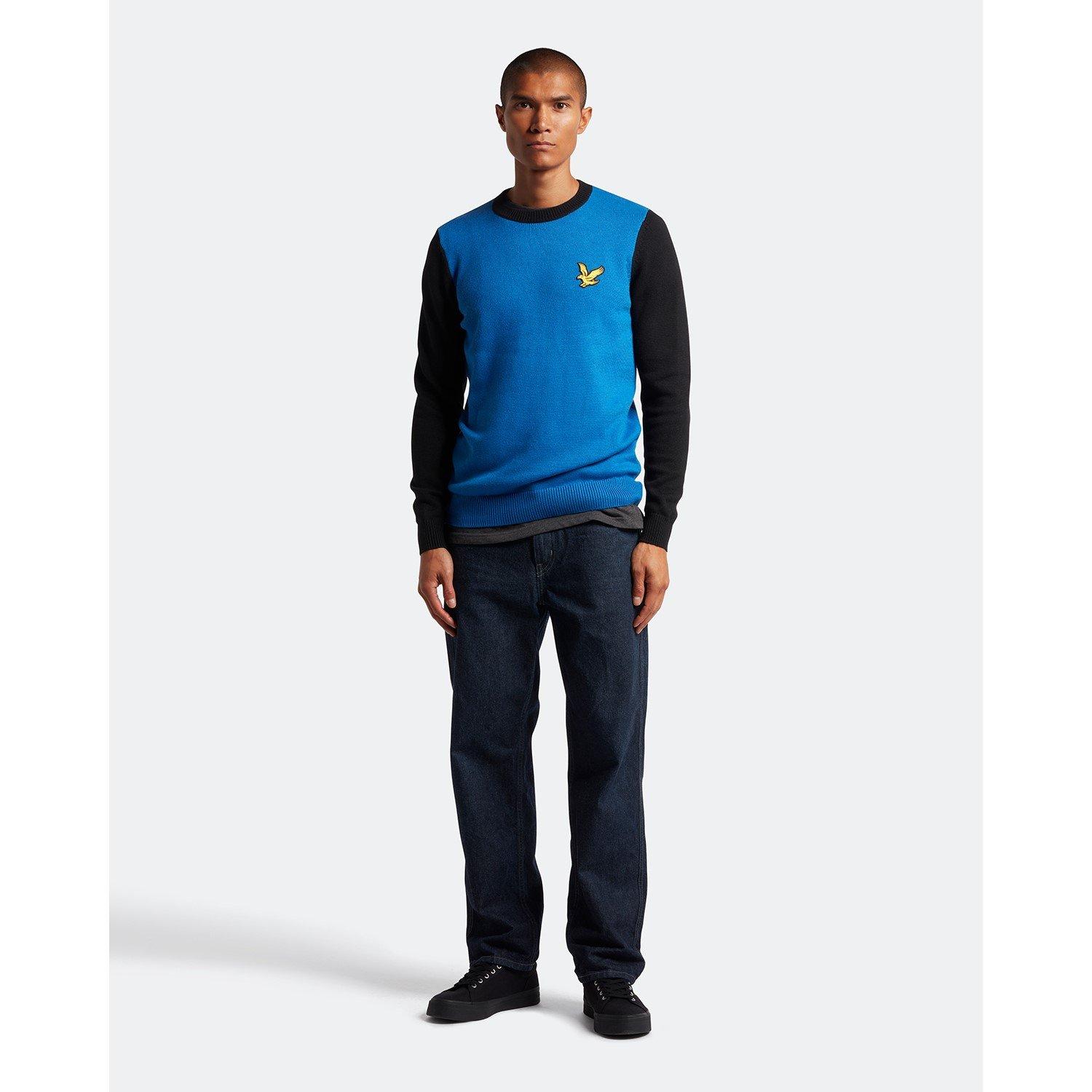Lyle and Scott Colour Block Sweater